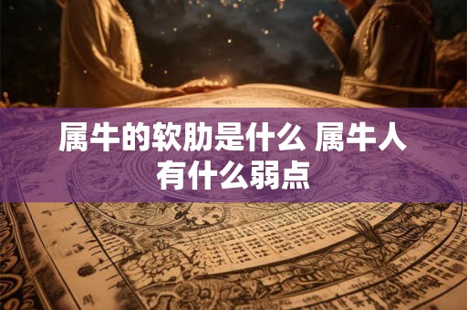 属牛的软肋是什么 属牛人有什么弱点