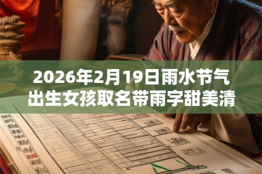 2026年2月19日雨水节气出生女孩取名带雨字甜美清新名字