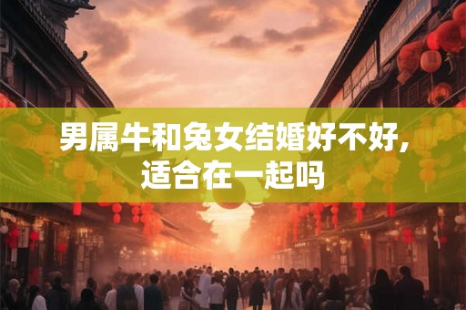 男属牛和兔女结婚好不好,适合在一起吗