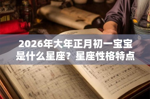 2026年大年正月初一宝宝是什么星座?星座性格特点? 2026年大年正月初一宝宝是什么星座?星座性格特点?