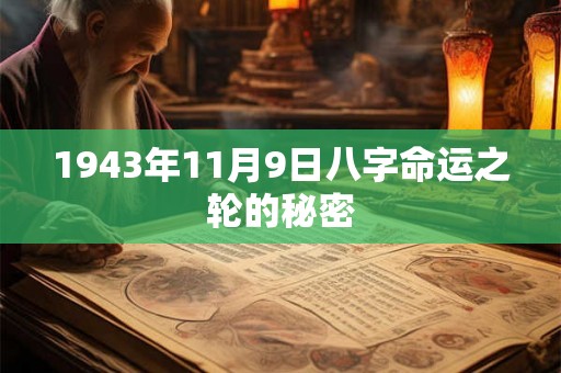 1943年11月9日八字命运之轮的秘密