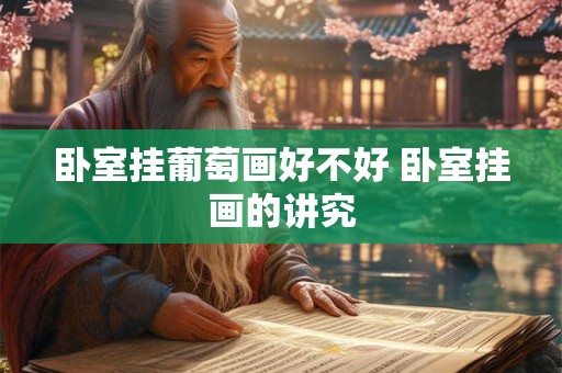 卧室挂葡萄画好不好 卧室挂画的讲究