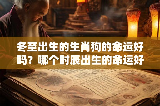 冬至出生的生肖狗的命运好吗？哪个时辰出生的命运好？