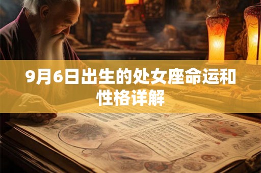 9月6日出生的处女座命运和性格详解