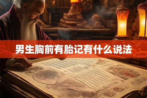 男生胸前有胎记有什么说法