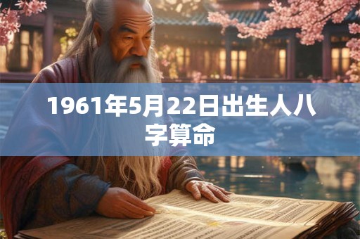 1961年5月22日出生人八字算命 1961年5月22日出生人八字算命