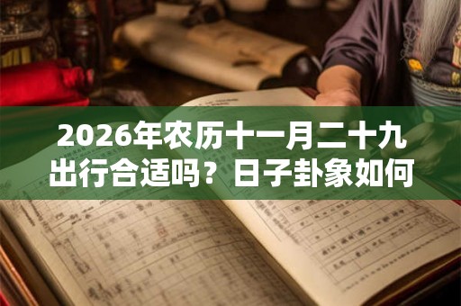 2026年农历十一月二十九出行合适吗？日子卦象如何？