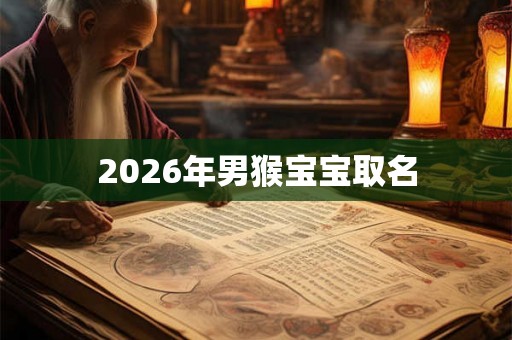 2026年男猴宝宝取名