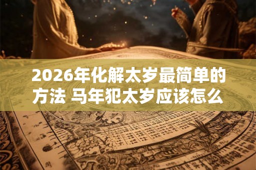 2026年化解太岁最简单的方法 马年犯太岁应该怎么办