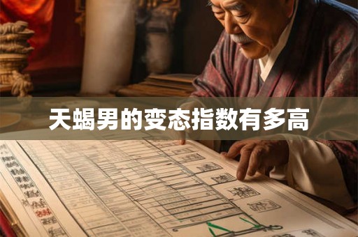 天蝎男的变态指数有多高