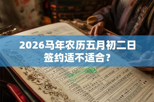 2026马年农历五月初二日签约适不适合？