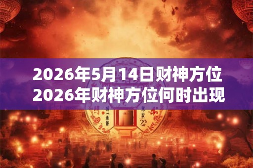 2026年5月14日财神方位 2026年财神方位何时出现