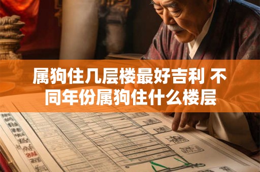 属狗住几层楼最好吉利 不同年份属狗住什么楼层
