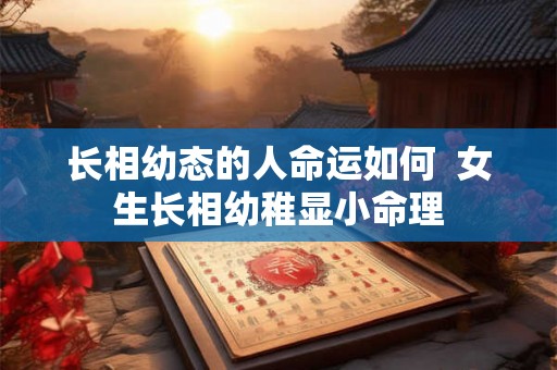 长相幼态的人命运如何 女生长相幼稚显小命理 长相幼态的人命运如何 女生长相幼稚显小命理