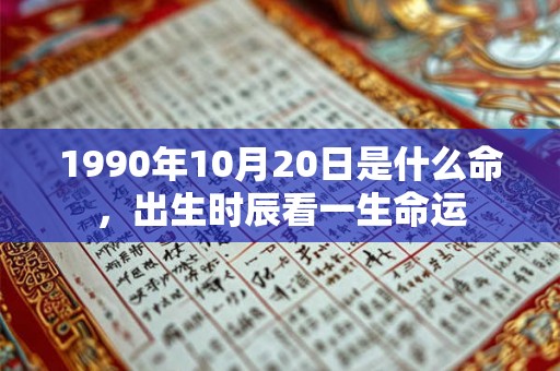1990年10月20日是什么命,出生时辰看一生命运 1990年10月20日是什么命,出生时辰看一生命运
