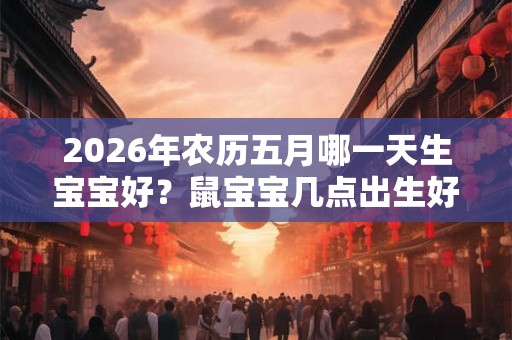 2026年农历五月哪一天生宝宝好？鼠宝宝几点出生好？