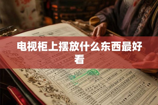 电视柜上摆放什么东西最好看