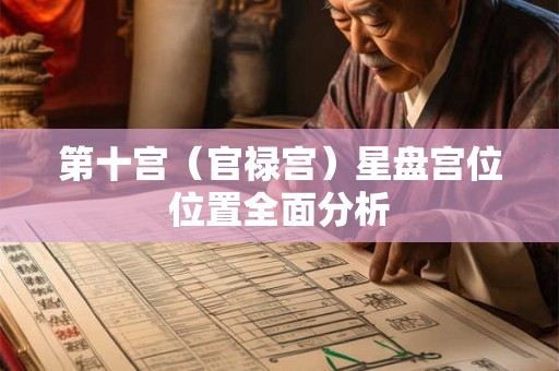 第十宫（官禄宫）星盘宫位位置全面分析