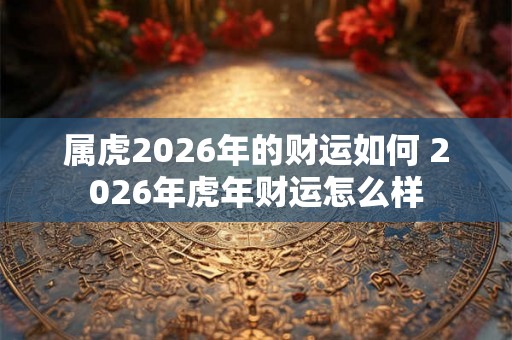 属虎2026年的财运如何 2026年虎年财运怎么样