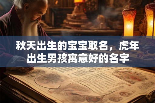秋天出生的宝宝取名，虎年出生男孩寓意好的名字