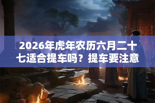 2026年虎年农历六月二十七适合提车吗？提车要注意什么？