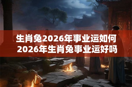 生肖兔2026年事业运如何 2026年生肖兔事业运好吗 生肖兔2026年事业运如何 2026年生肖兔事业运好吗