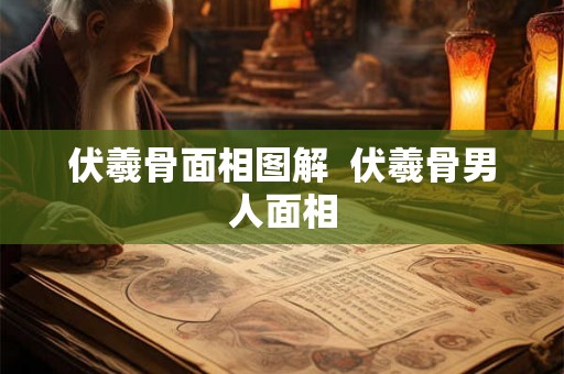 伏羲骨面相图解  伏羲骨男人面相
