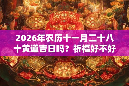 2026年农历十一月二十八十黄道吉日吗？祈福好不好？