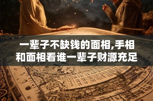 一辈子不缺钱的面相,手相和面相看谁一辈子财源充足