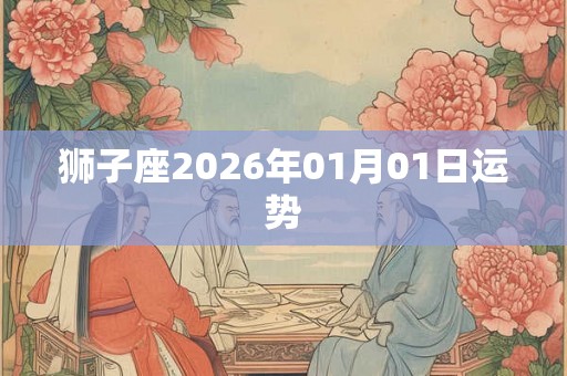 狮子座2026年01月01日运势
