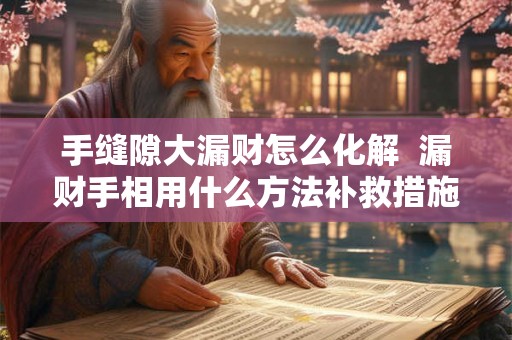 手缝隙大漏财怎么化解  漏财手相用什么方法补救措施