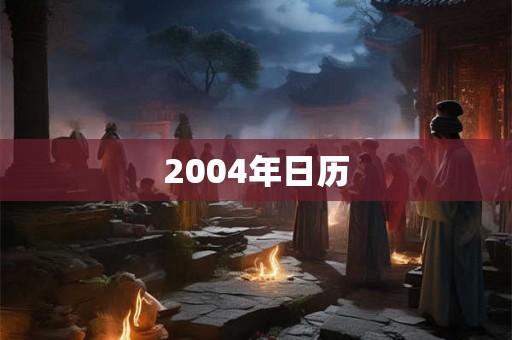 2004年日历