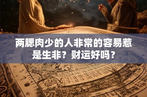两腮肉少的人非常的容易惹是生非？财运好吗？