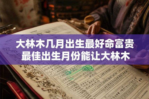 大林木几月出生最好命富贵 最佳出生月份能让大林木富贵吗 大林木几月出生最好命富贵 最佳出生月份能让大林木富贵吗
