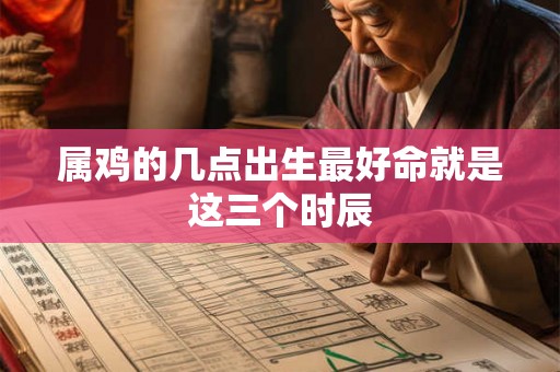 属鸡的几点出生最好命就是这三个时辰