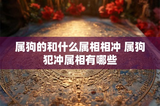 属狗的和什么属相相冲 属狗犯冲属相有哪些 属狗的和什么属相相冲 属狗犯冲属相有哪些