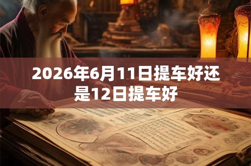 2026年6月11日提车好还是12日提车好