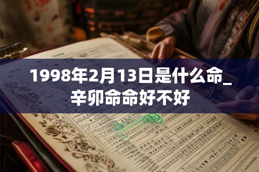 1998年2月13日是什么命_辛卯命命好不好