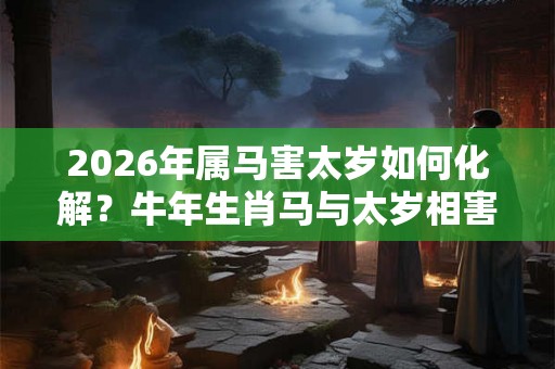 2026年属马害太岁如何化解？牛年生肖马与太岁相害佩戴什么？