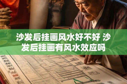 沙发后挂画风水好不好 沙发后挂画有风水效应吗