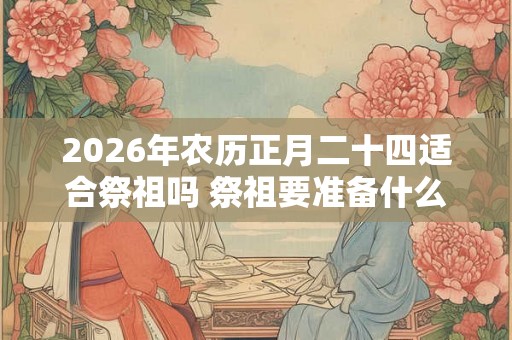 2026年农历正月二十四适合祭祖吗 祭祖要准备什么贡品