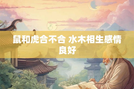 鼠和虎合不合 水木相生感情良好