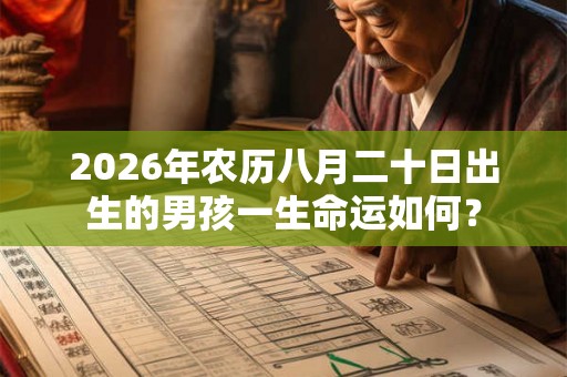 2026年农历八月二十日出生的男孩一生命运如何? 2026年农历八月二十日出生的男孩一生命运如何?