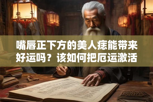 嘴唇正下方的美人痣能带来好运吗？该如何把厄运激活成好运？