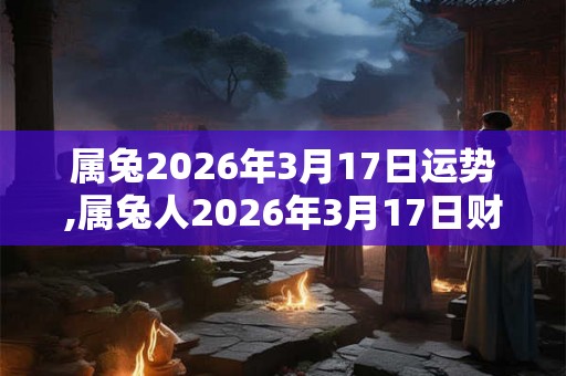 属兔2026年3月17日运势,属兔人2026年3月17日财运,生肖兔2026年3月17日运势