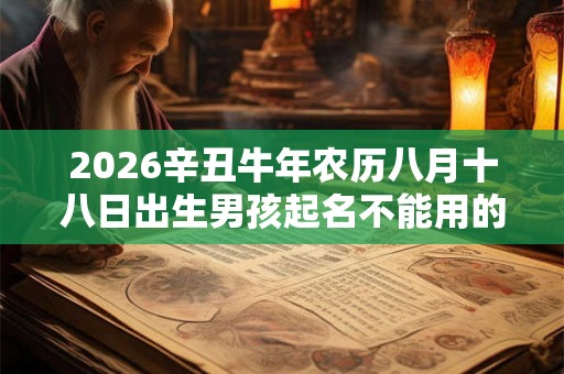 2026辛丑牛年农历八月十八日出生男孩起名不能用的字 2026辛丑牛年农历八月十八日出生男孩起名不能用的字