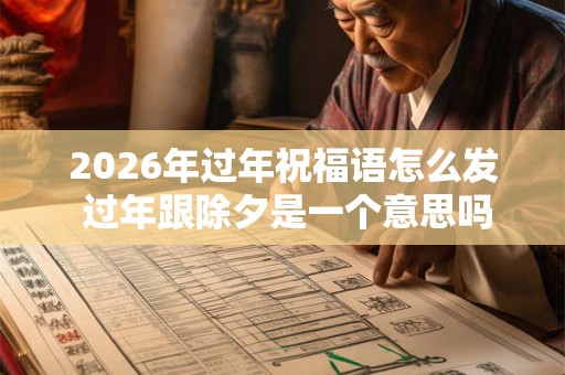 2026年过年祝福语怎么发 过年跟除夕是一个意思吗