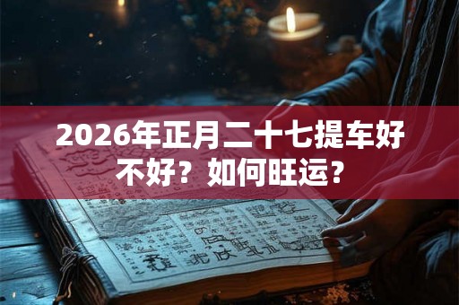 2026年正月二十七提车好不好？如何旺运？