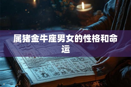 属猪金牛座男女的性格和命运