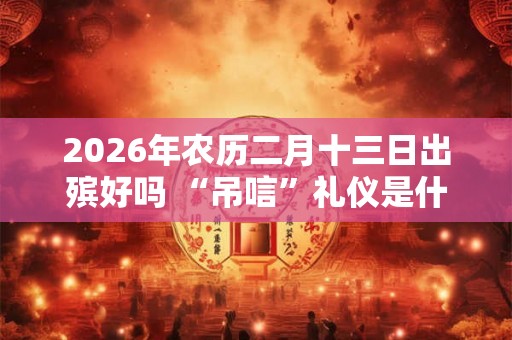2026年农历二月十三日出殡好吗 “吊唁”礼仪是什么